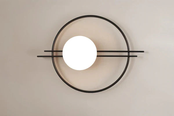 Goldene LED Kugelwandlampe Moderne Wandleuchte