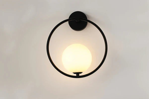 Goldene LED Kugelwandlampe Moderne Wandleuchte