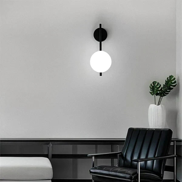 Goldene LED Kugelwandlampe Moderne Wandleuchte