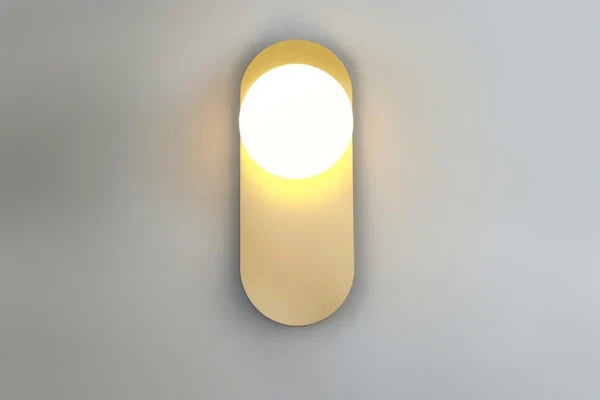 Goldene LED Kugelwandlampe Moderne Wandleuchte