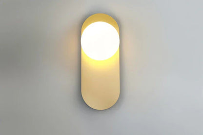 Goldene LED Kugelwandlampe Moderne Wandleuchte