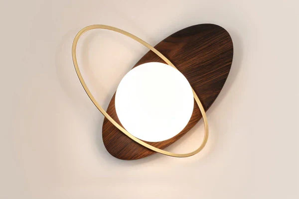 Goldene LED Kugelwandlampe Moderne Wandleuchte