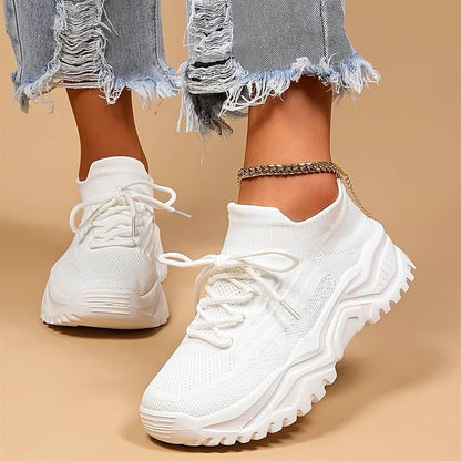 Damen Sneaker Calyra Comfort Chunky Sock Schuh - Norvielle