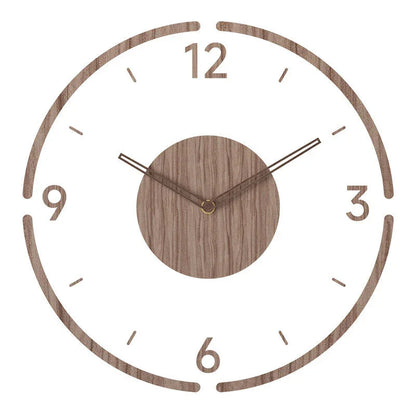 Holzwanduhr Minimalistisch Lautlos