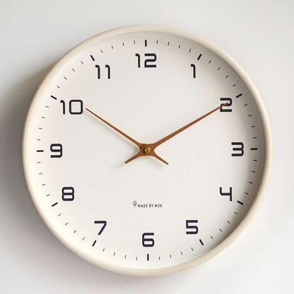 NordicTime Holzwanduhr Skandinavisches Design