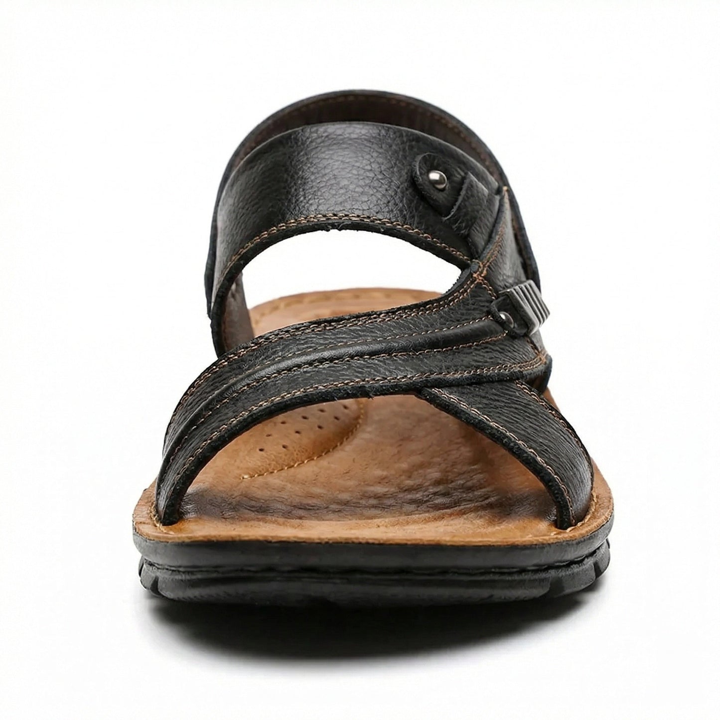 Herren Orthopädische Sandalen Leder