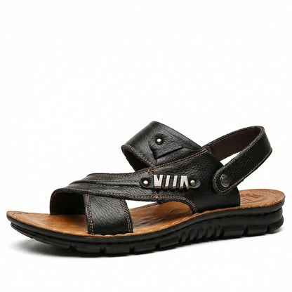 Herren Orthopädische Sandalen Leder