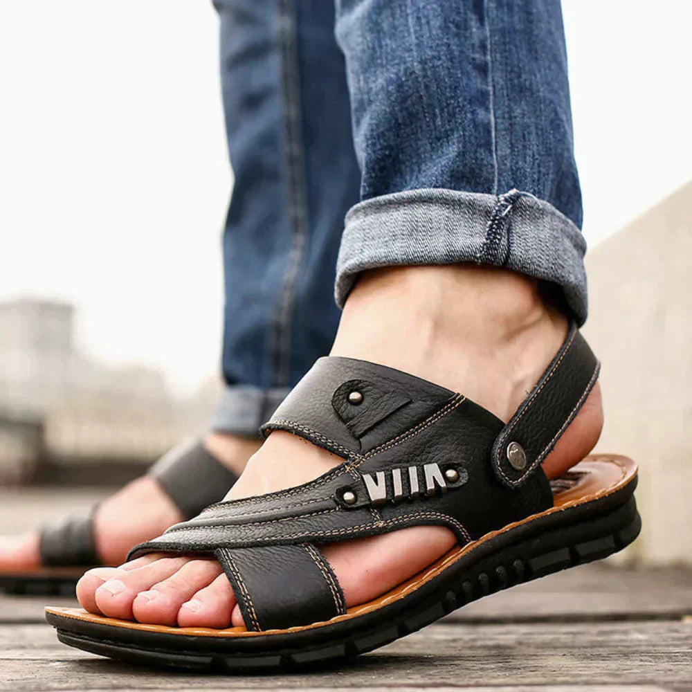 Männer Orthopädische Sandalen Leder