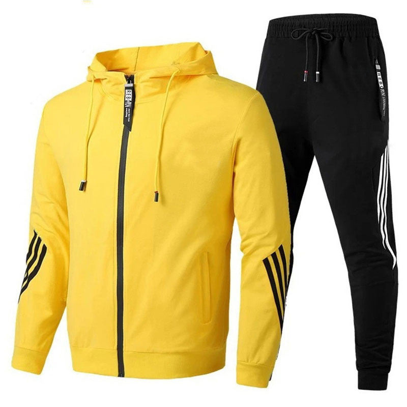 Herren Trainingsanzug Elegantes Design Schwarz - Norvielle