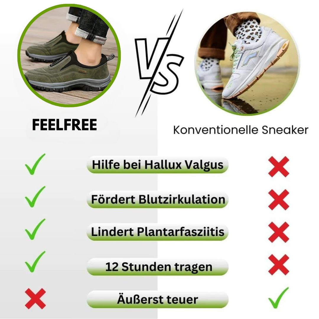 Herren Laufschuhe Stabile Sohle Alltag