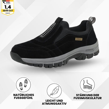 Herren Laufschuhe Stabile Sohle Alltag Schwarz - Norvielle