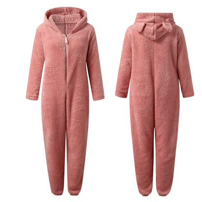 Weiche Damen Fleece-Overall Warm
