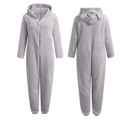 Weiche Damen Fleece-Overall Warm