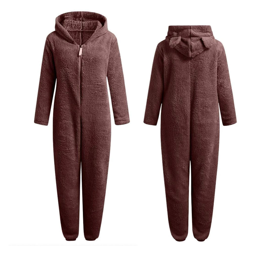 Weiche Damen Fleece-Overall Warm