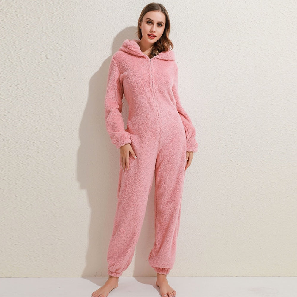 Weiche Damen Fleece-Overall Warm