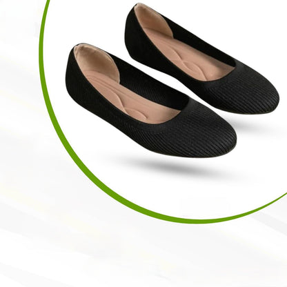 Damen Ballerinas Frühling Atmungsaktiv Rosa