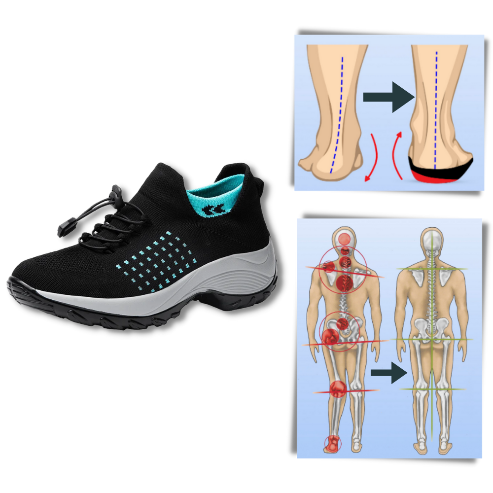 Orthopädische Damen Sneaker Bequem Komfortschuhe