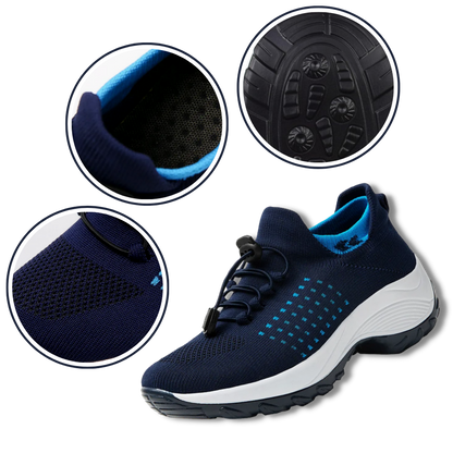 Orthopädische Damen Sneaker Bequem Komfortschuhe