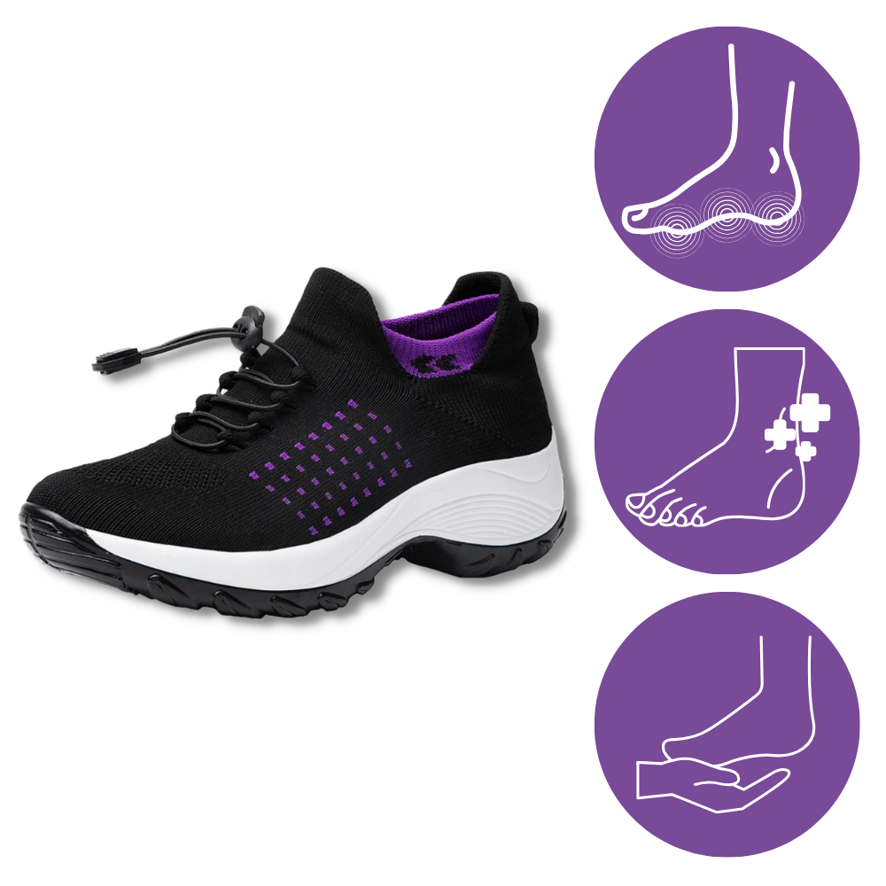 Orthopädische Damen Sneaker Bequem Komfortschuhe