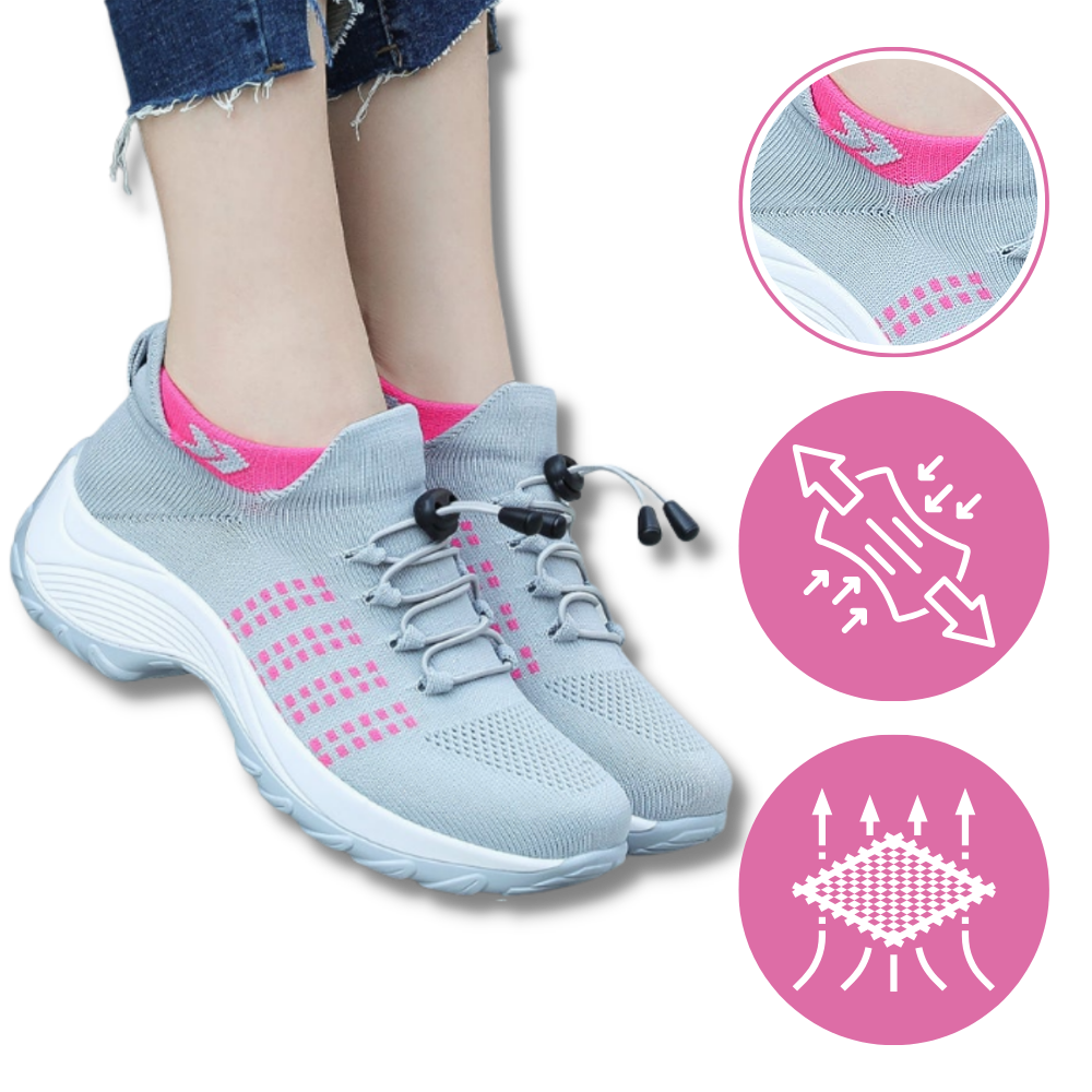 Orthopädische Damen Sneaker Bequem Komfortschuhe