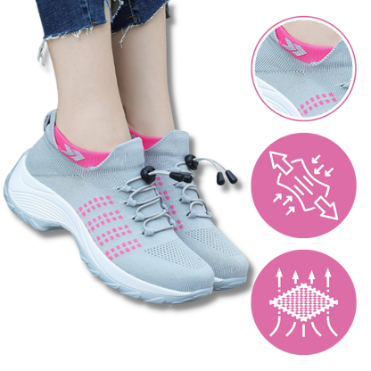 Orthopädische Damen Sneaker Bequem Komfortschuhe