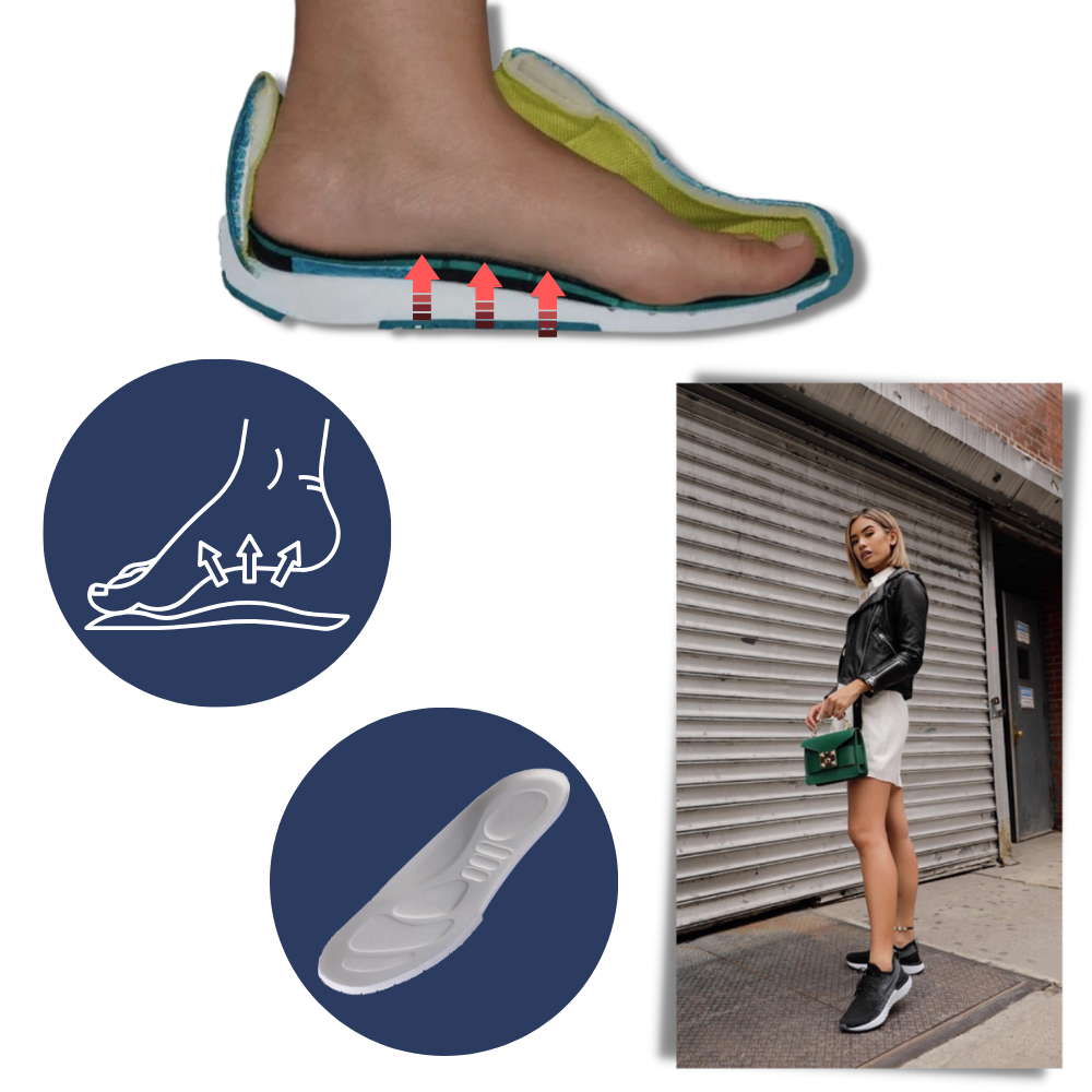 Orthopädische Damen Sneaker Bequem Komfortschuhe