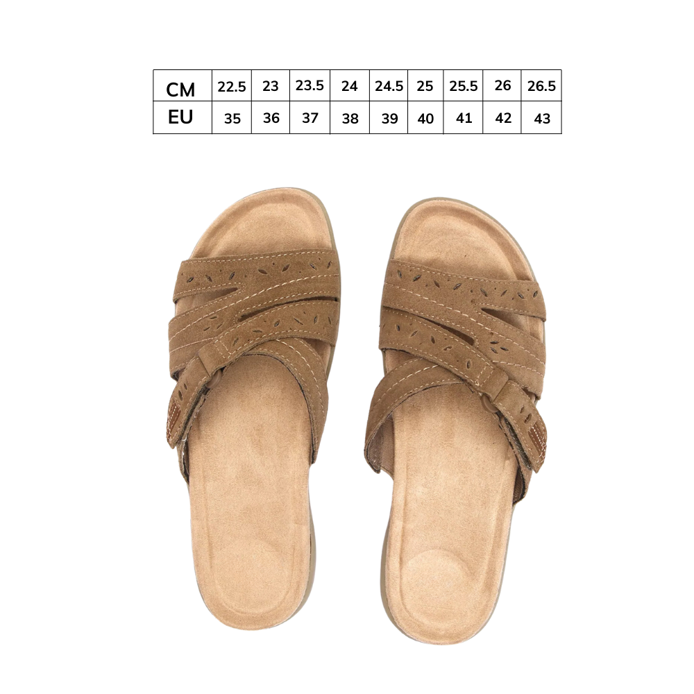 Damen Sandalen Orthopädische Einlegesohlen Offene Zehen