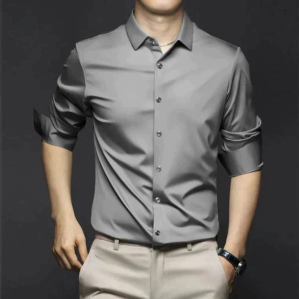 Herren Slim Fit Hemd aus Baumwolle für Frühling