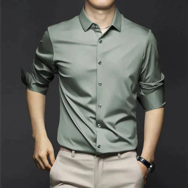 Herren Slim Fit Hemd aus Baumwolle für Frühling