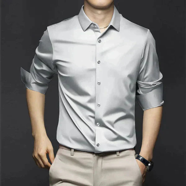 Herren Slim Fit Hemd aus Baumwolle für Frühling