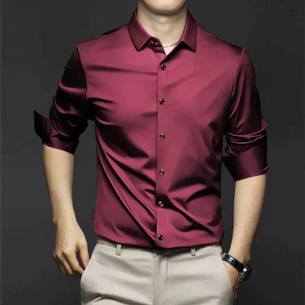 Herren Slim Fit Hemd aus Baumwolle für Frühling