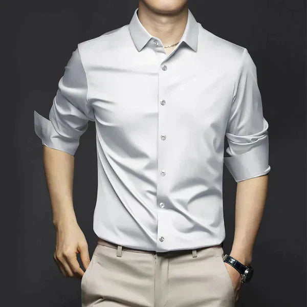 Herren Slim Fit Hemd aus Baumwolle für Frühling