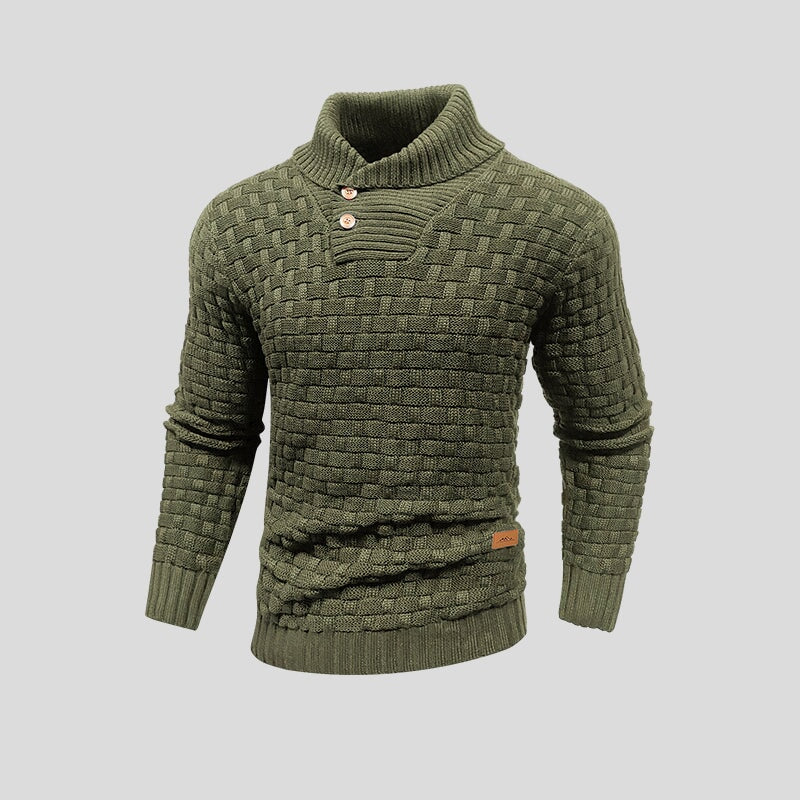Herren Pullover Strukturdesign Wintertauglich