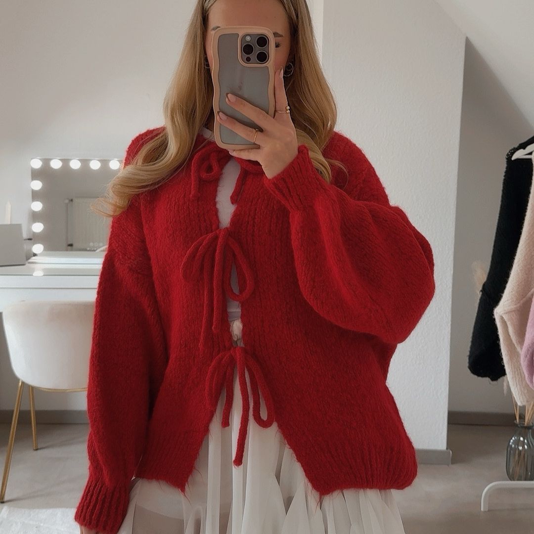 Norvielle Damen Übergroßer Cardigan