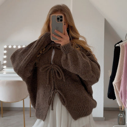 Norvielle Damen Übergroßer Cardigan