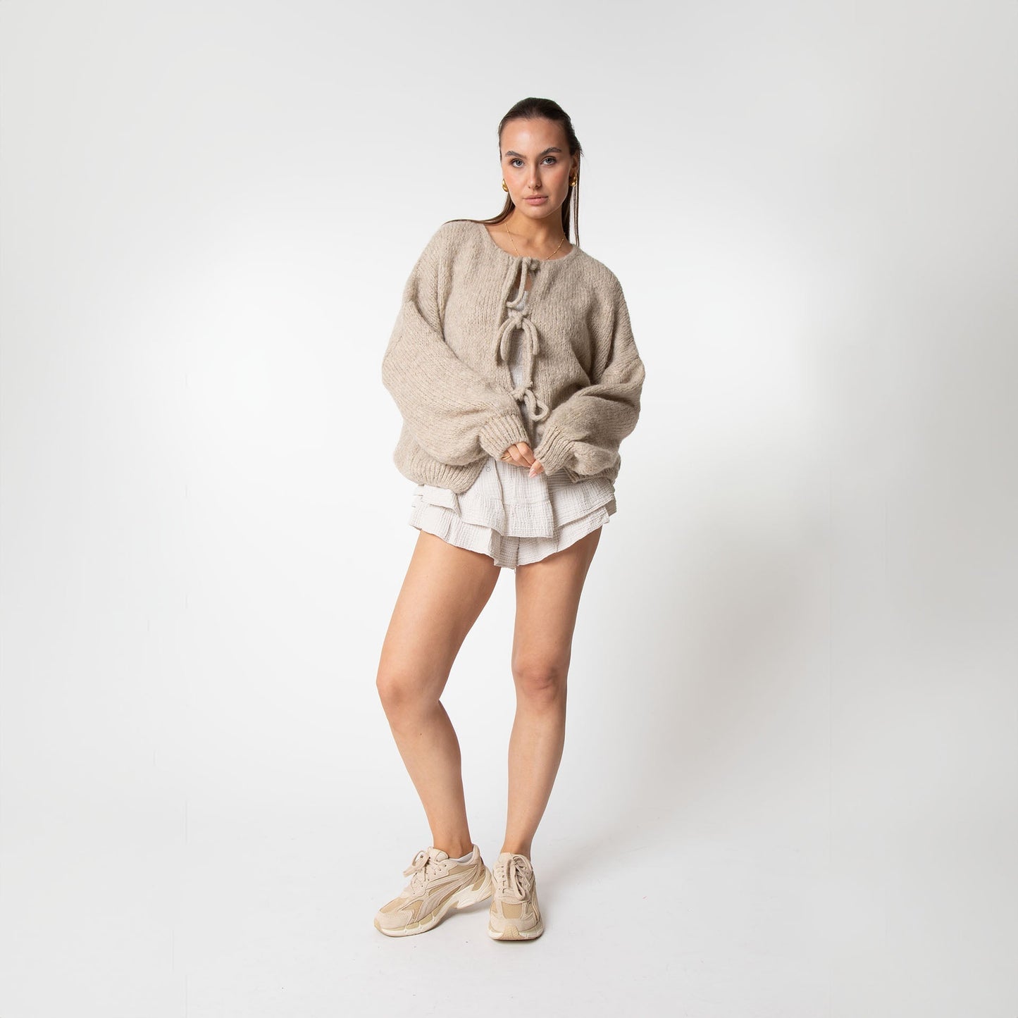 Norvielle Damen Übergroßer Cardigan