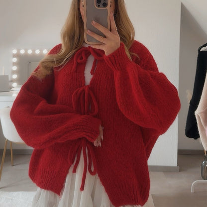 Norvielle Damen Übergroßer Cardigan