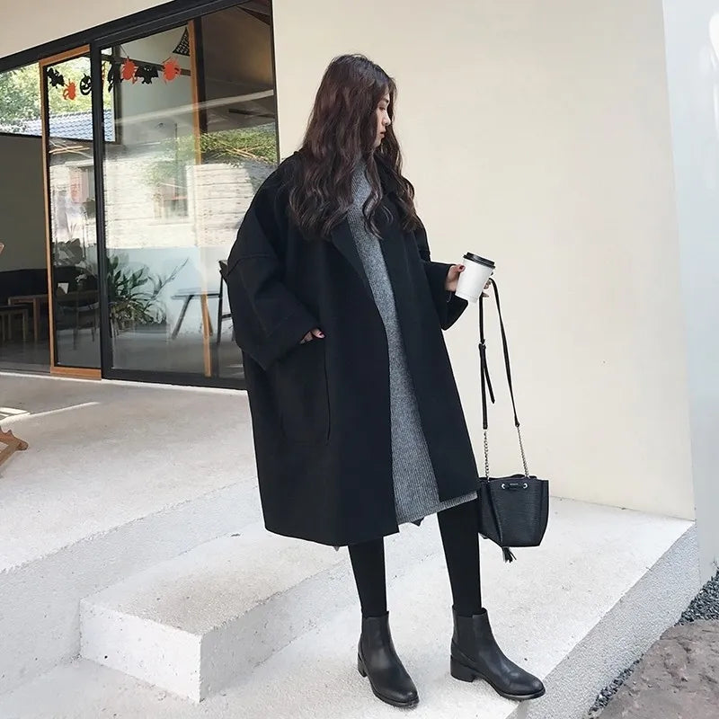 Damen Trenchcoat Oversized