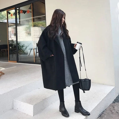 Damen Trenchcoat Oversized