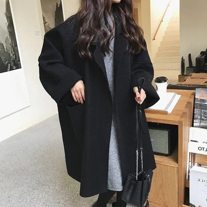 Damen Trenchcoat Oversized