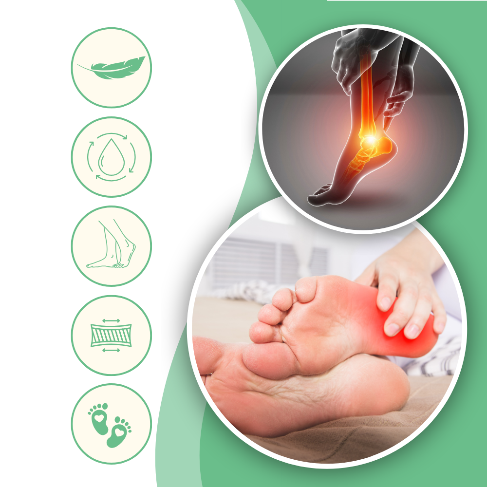 Komfortable Schmerzlindernde Socken für Neuropathie