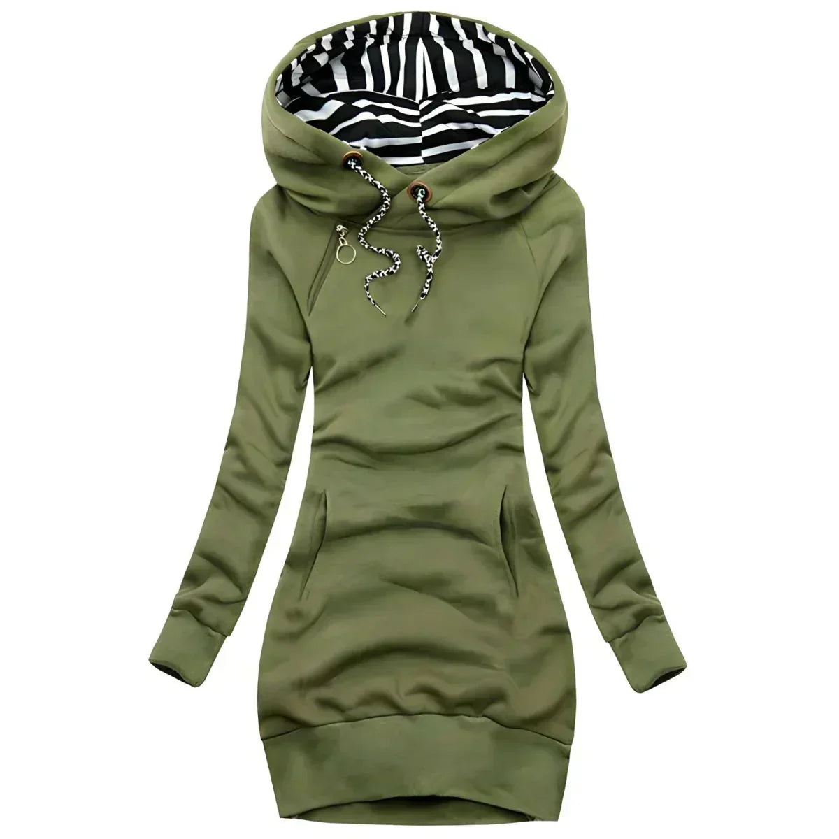 Weiches Damen Winter Sweatshirt Gemütlich Grün