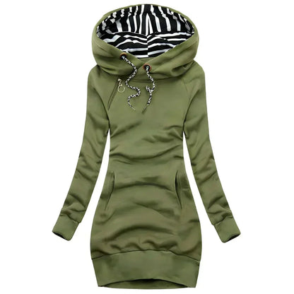 Weiches Damen Winter Sweatshirt Gemütlich Grün