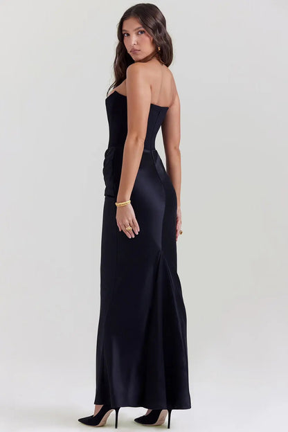 Damen Maxikleid Zeitlose Eleganz Komfort