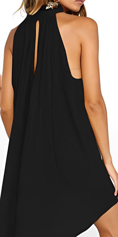 Mila Damen Sommerkleid Mittellang Elegant