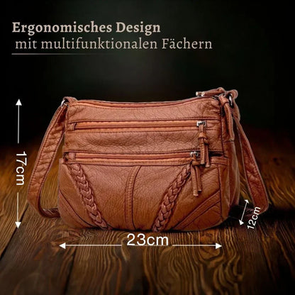 Elegante Damen Lederhandtasche