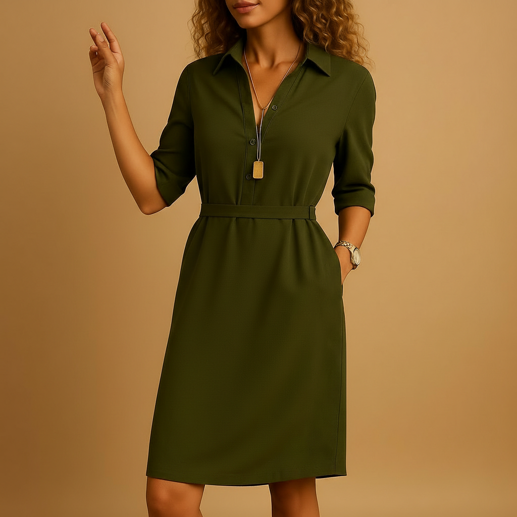 Damenrobe Elegantes Design Figurbetont