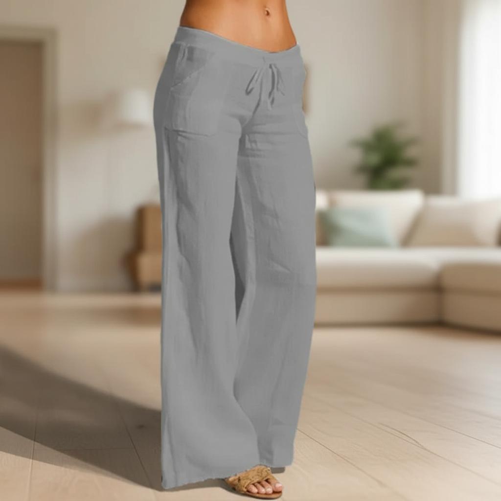 Damen Sommerhose Lockere Bequeme Leichte Hose