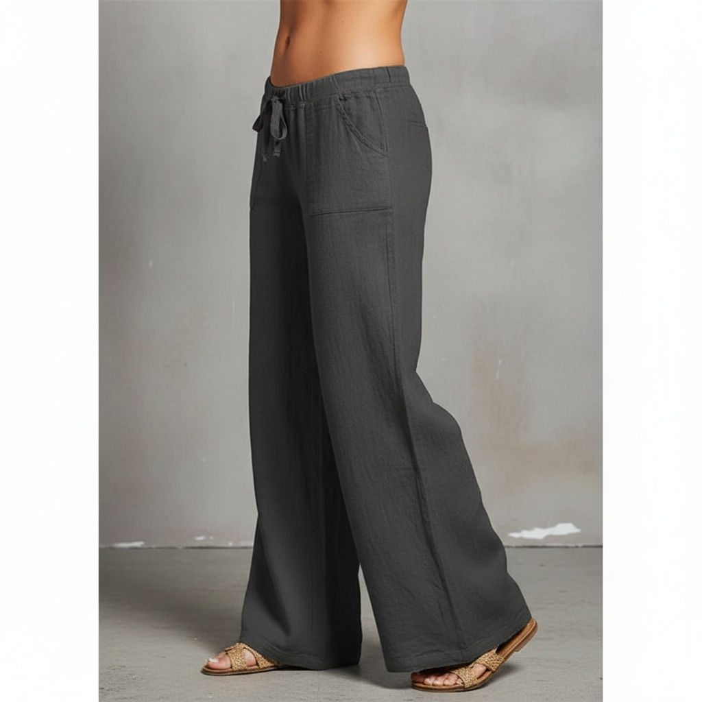 Damen Sommerhose Lockere Bequeme Leichte Hose