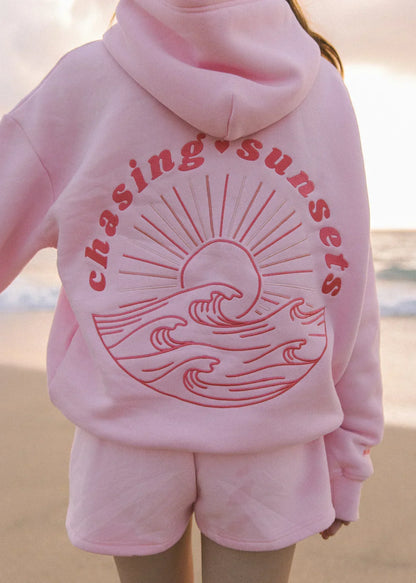 Kapuzenpullover Surf Wave mit Stickerei Lässig
